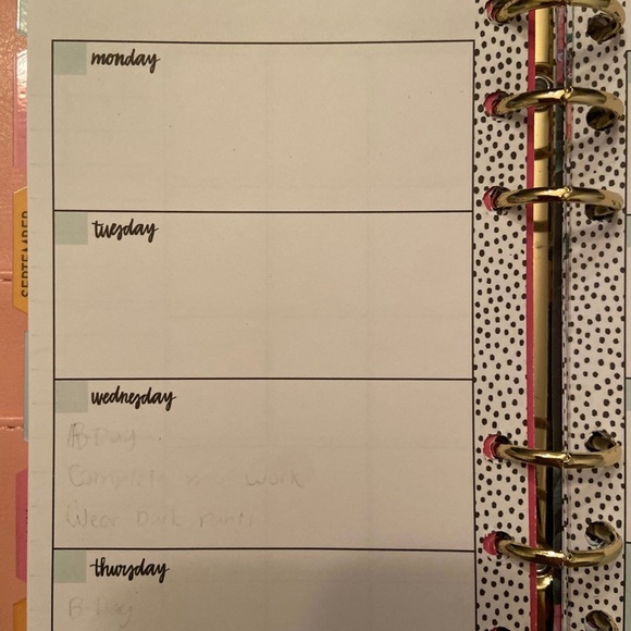 Agenda 52, 12 - month planner insert - Picture 5 of 7